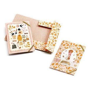 CARPETAS TONOU CON CIERRE ELASTICO LOVELY PAPER