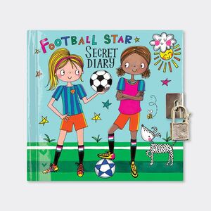 DIARIO SECRETO NIÑAS ESTRELLA DEL FÚTBOL CON CANDADO RACHEL ELLEN