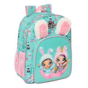 MOCHILA JUNIOR ADAPTABLE CARRO NANANA BUNNY SAFTA