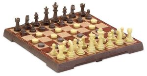 JUEGO DE MESA AJEDREZ DAMAS MAGNETICO MEDIANO CAYRO
