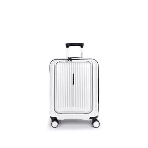 MALETA CABINA BLANCA CON BOLSILLO PARA PORTÁTIL BROOKLYN GABOL