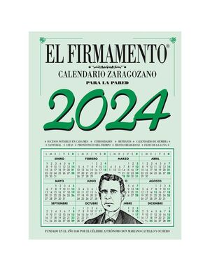 2024 - CALENDARIO ZARAGOZANO PARED - EL FIRMAMENTO