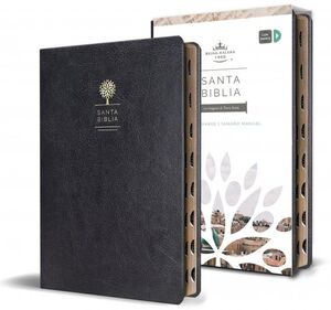 BIBLIA REINA VALERA 1960 LETRA GRANDE. SÍMIL PIEL NEGRO