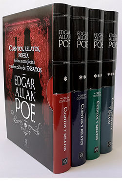 (ESTUCHE).CUENTOS Y RELATOS EDGAR ALLAN POE.(4 VOL