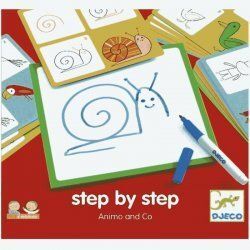 EDULUDO STEP BY STEP ANIMALS AND CO DJECO DIBUJA PASO A PASO