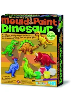 JUEGO 4 M MOULD & PAINT DINOSAURE