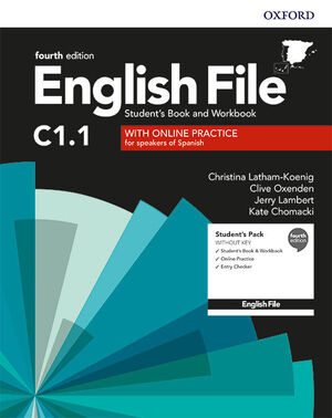 ENGLISH FILE 4TH EDITION C1.1. STUDENT'S BOOK AND WORKBOOK WITHOUT KEY PACK
