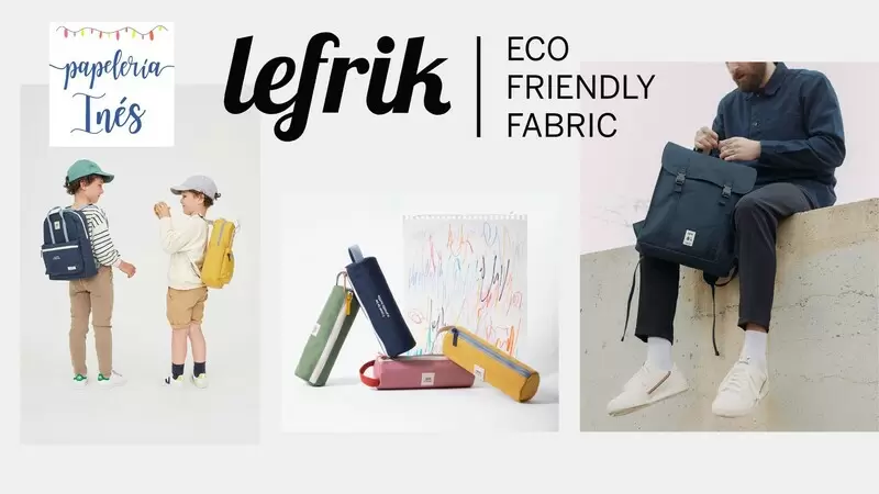 mochilas recicladas ecofriendly Lefrik