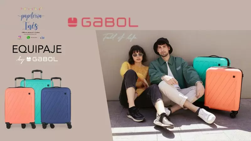 banner maletas GABOL equipaje Gabol